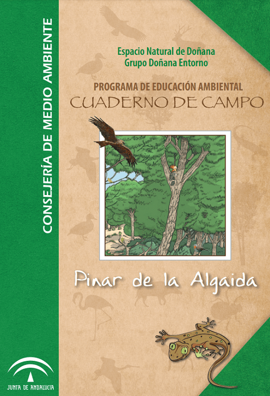 Portada del Cuaderno de Campo. Pinar de la Algaida