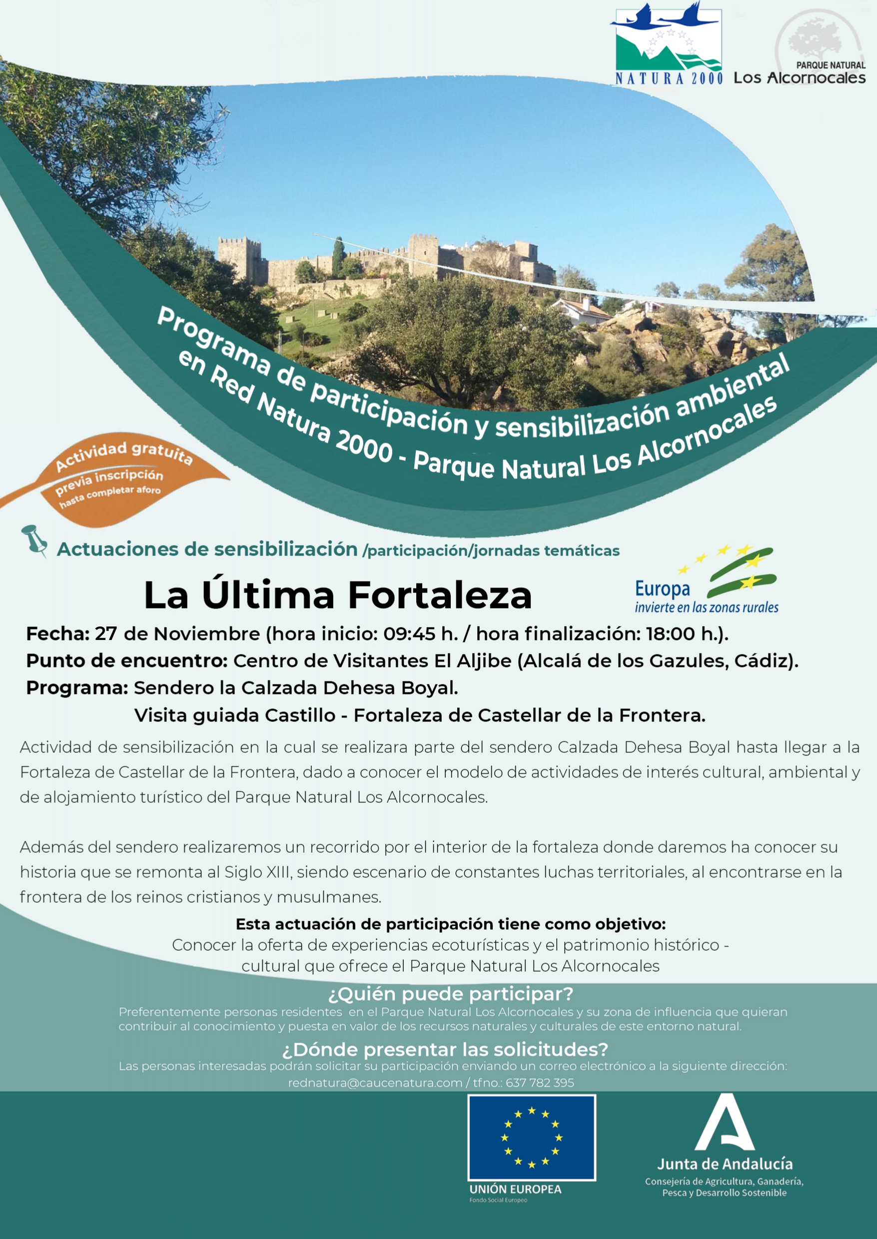Cartel actividad 'La última fortaleza'
