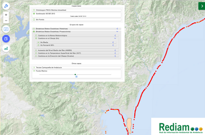 Ampliar imagen: detalle de uno de los visores realizados por la Red de Información Ambiental
