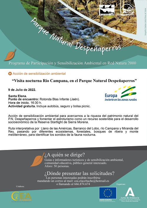 Cartel de la actividad