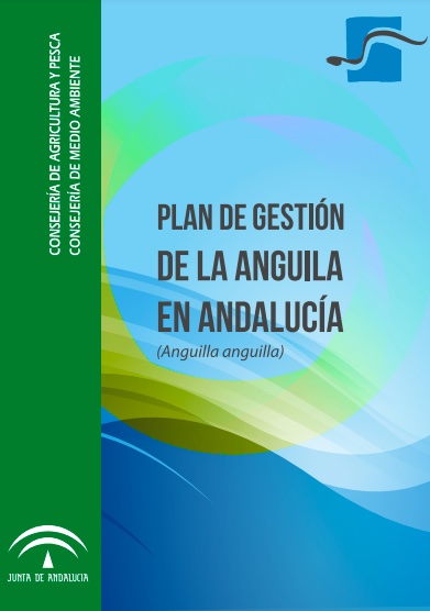 Portada del documento del Plan de Gestión de la Anguila en Andalucía