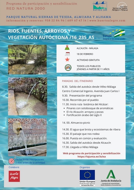 Cartel de la actividad
