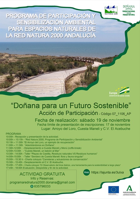 Cartel de la actividad