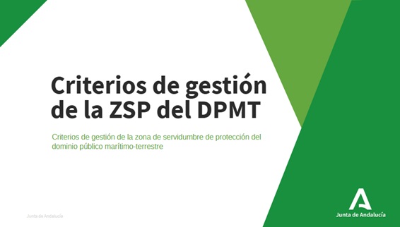Portada de la guía de Criterios de Gestión de la zona de servidumbre de protección del dominio público marítimo-terrestre