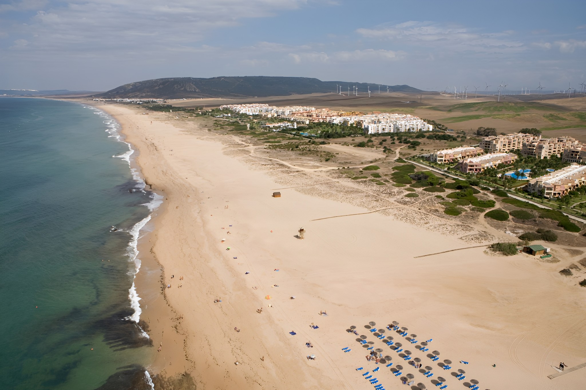 Ampliar imagen: vista aérea de la Playa de Barbate