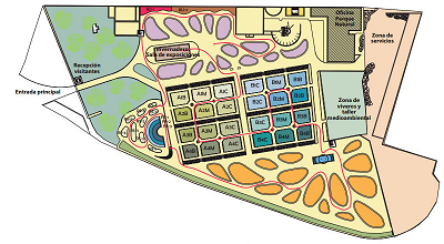 Mapa del jardín