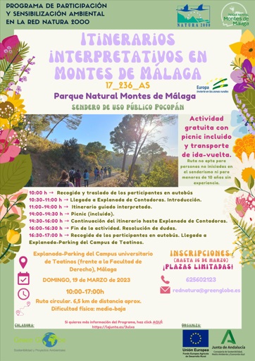 Cartel de la actividad