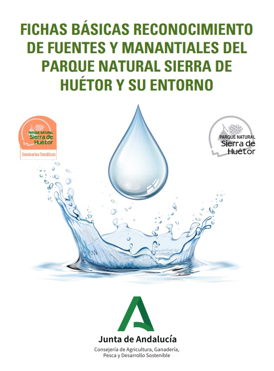 Fichas básicas reconocimiento de fuentes y manantiales del Parque Natural Sierra de Huétor y su entorno