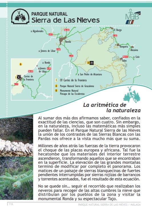 Guía práctica para visitantes del Parque Natural Sierra de las Nieves