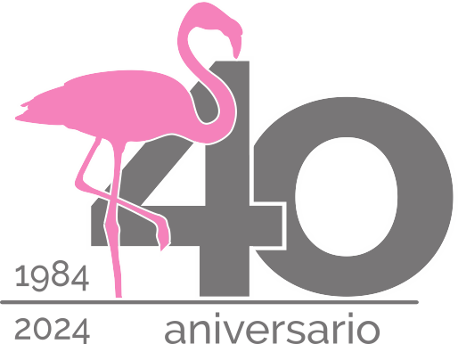 Imagen conmemorativa del 40.º Aniversario de la Reserva Natural Laguna de Fuente de Piedra.