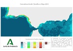 Concentración de Clorofila-a. Mayo 2023
