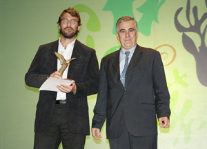 Recogida de premio