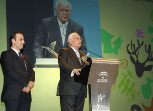 Recogida de premio