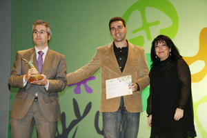 Recogida de premio