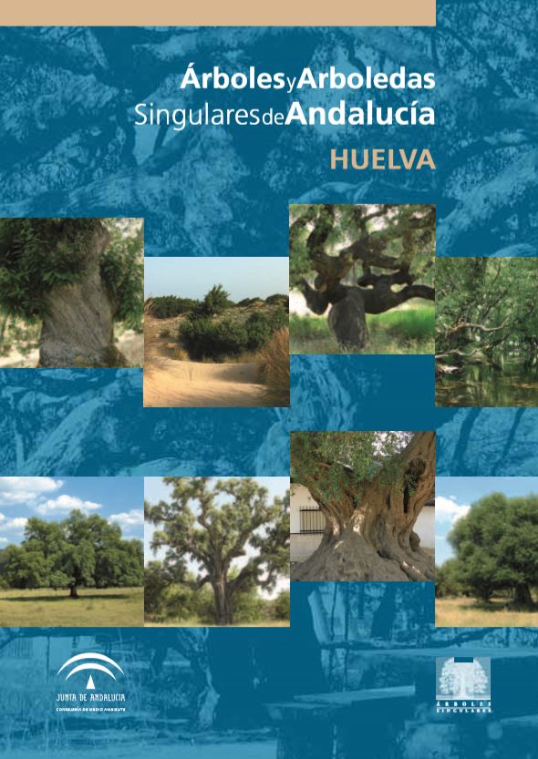 Portada libro Árboles y arboledas singulares de Andalucía. Huelva