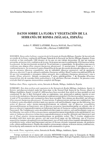 Portada del documento