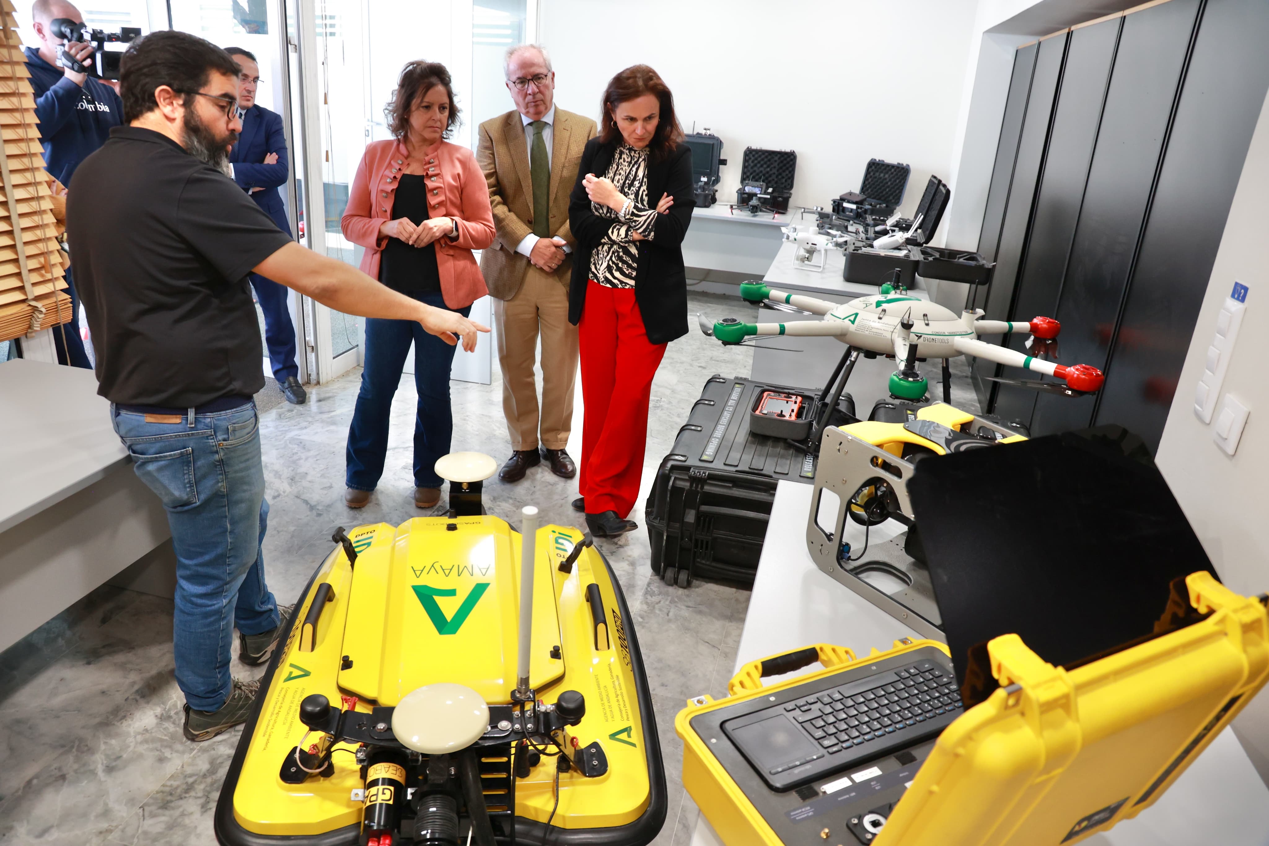 Visita a las instalaciones de la Agencia de Medio Ambiente y Agua