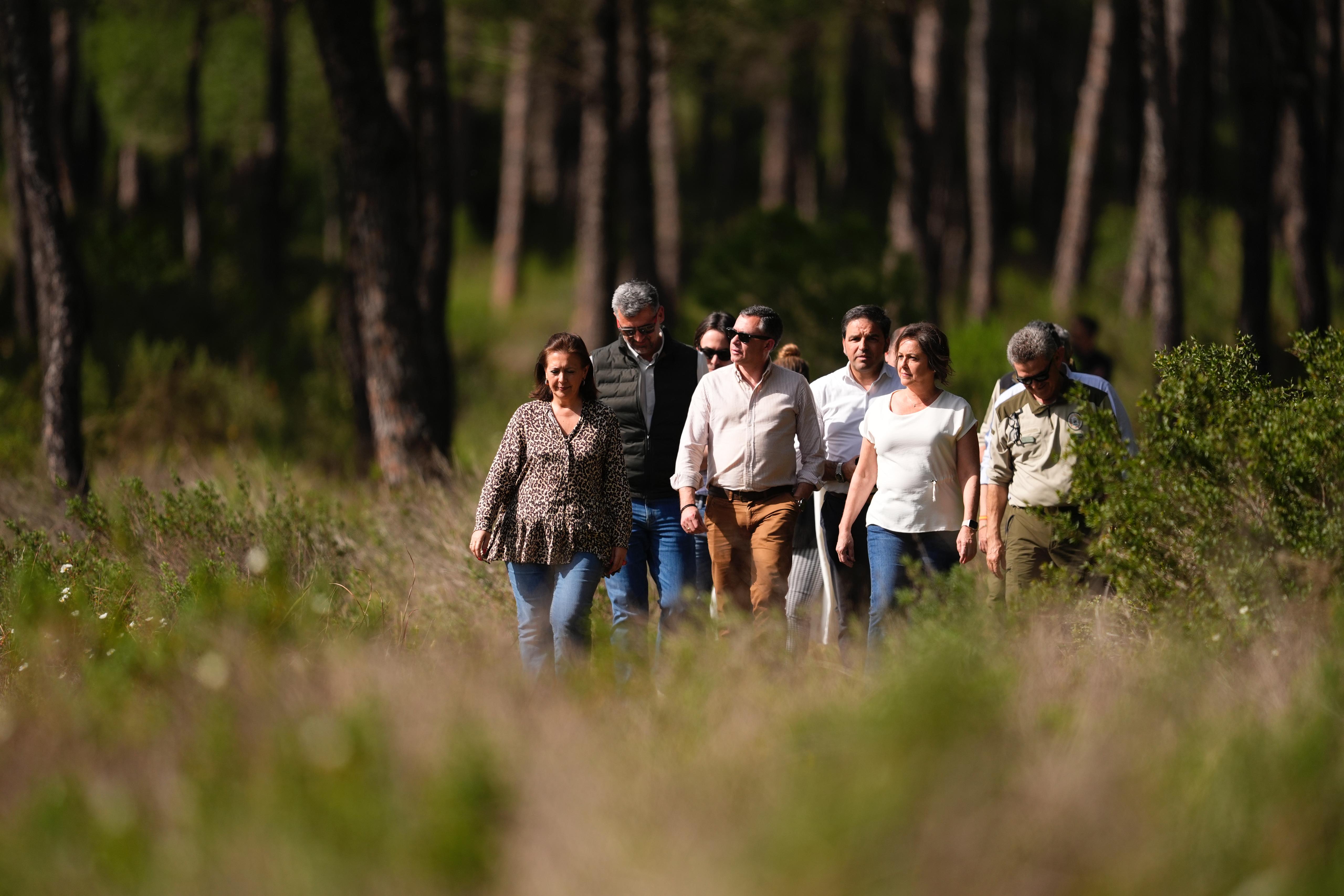Catalina García ha visitado el Espacio Natural de Doñana