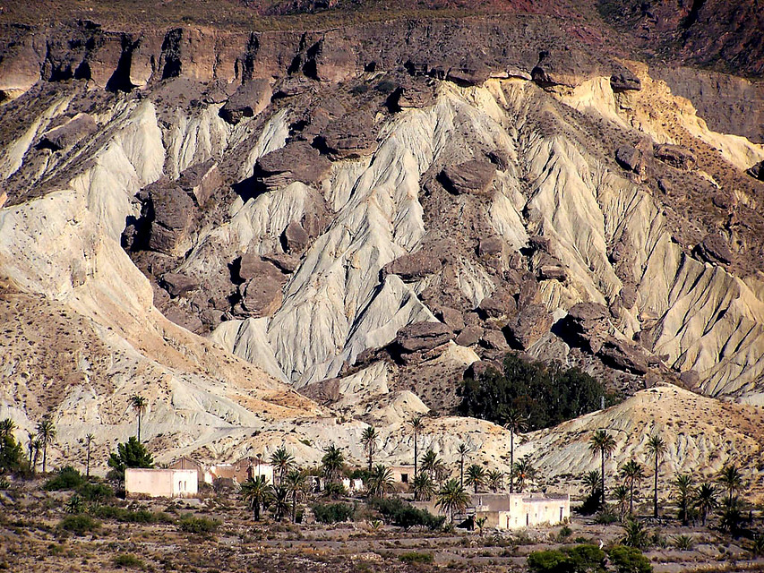Ampliar imagen: paraje El Chorrillo de Pechina ubicado en el Paraje Natural Sierra Alhamilla