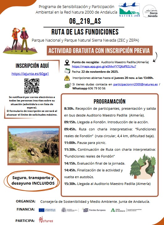 Cartel de la actividad