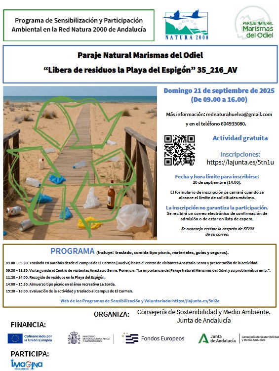 Cartel de la actividad