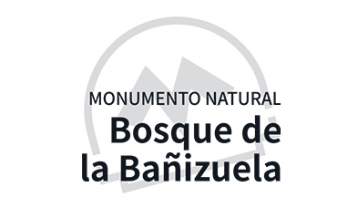 Logotipo del Monumento Natural Bosque de la Bañizuela