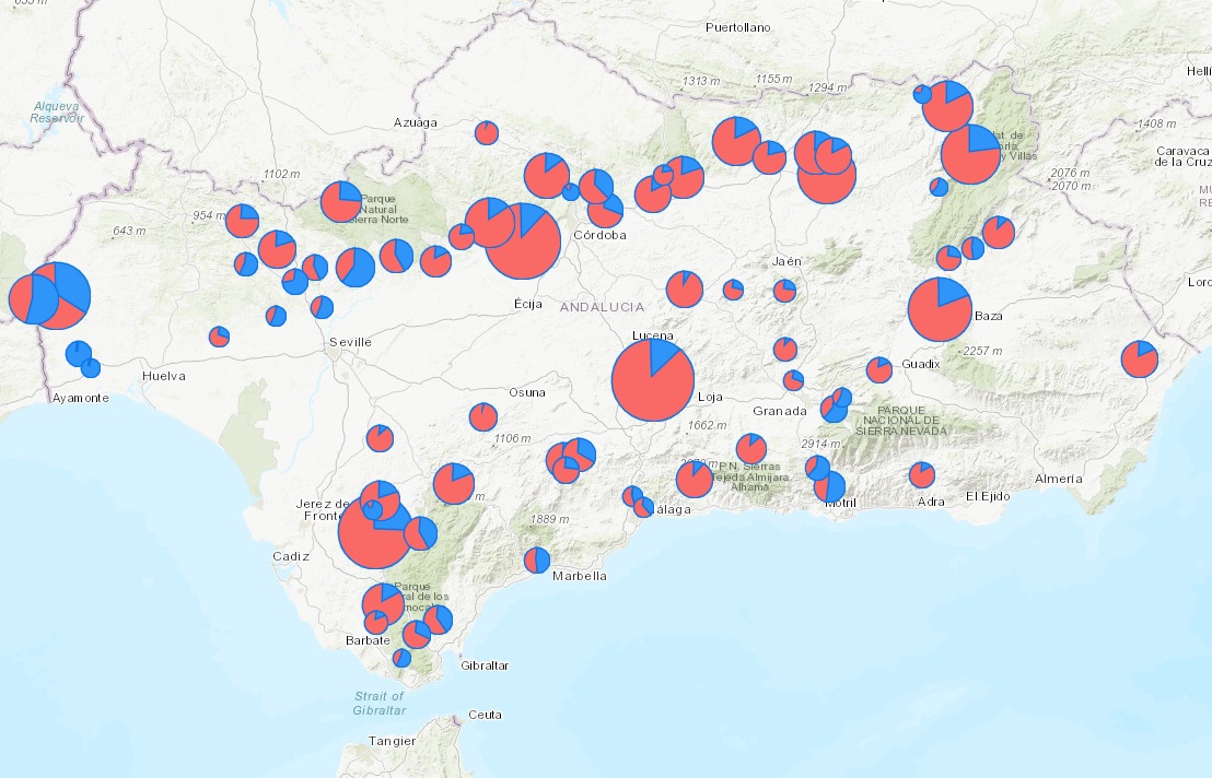 Captura del visor de embalses