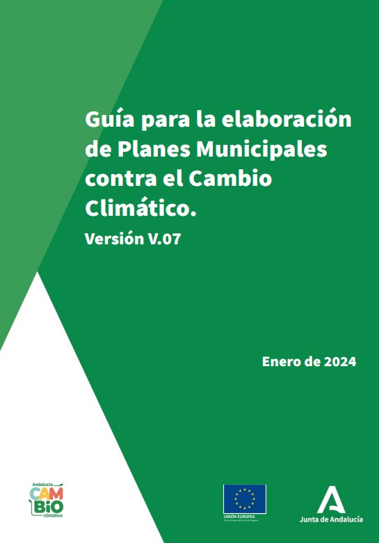 Portada de la guía para la elaboración de los Planes Municipales contra el Cambio Climático en Andalucía