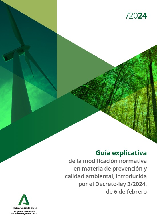 Portada de la guía explicativa de la modificación normativa