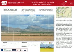 Página de descripción del Catálogo de paisajes de la provincia de Granada