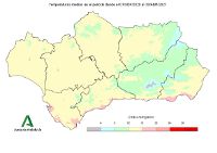 Temperatura media desde el 1 de septiembre