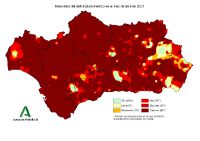 Intensidad de la sequía pluviométrica