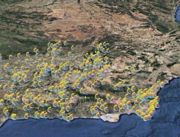 Visualización de los georrecursos en Google Earth