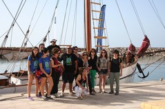 La gira por mar, viento en popa