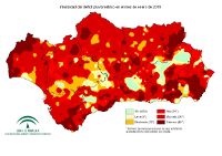 Intensidad de la sequía pluviométrica