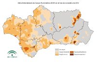 Intensidad de la sequía pluviométrica