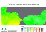 Temperatura superficial del mar (SST). Diciembre 2016