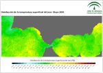 Temperatura superficial del mar (SST). Mayo 2001