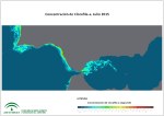 Concentración de Clorofila-a. Julio 2015
