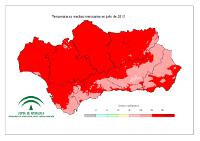 Temperatura media mensual