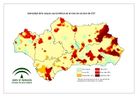 Intensidad de la sequía pluviométrica
