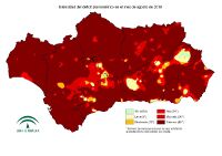 Intensidad de la sequía pluviométrica