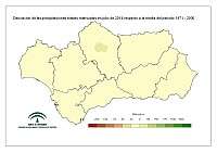 Desviación del mes respecto a la normal (mm)