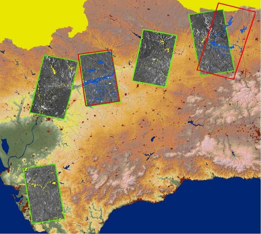 Ámbitos afectados por inundaciones
