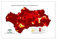 Intensidad de la sequía pluviométrica