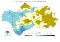 Precipitación acumulada desde el 1 de septiembre.