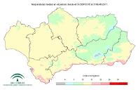 Temperatura media desde el 1 de septiembre.