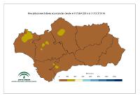 Precipitación acumulada desde el 1 de septiembre.