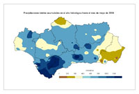 Precipitación acumulada desde el 1 de septiembre.