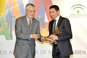 Recogida del Premio Empresa y Medio Ambiente